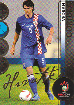 Vedran Corluka Croatia Panini Euro 2008 Card Collection #93